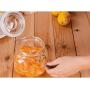 ZAQXSW Glass sealed jar soaked lemon honey bottle jam jar enzyme bottle storage tank