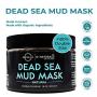 Dead Sea Mud Mask for Face & Body. Best Acne Treatment Organic Deep Pore Minimizer & Cleansing Pore Vacuum for Oily Skin. Blackhead Remover Healing Exfoliating Skin Care for Men & Women 18oz