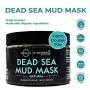 Dead Sea Mud Mask for Face & Body. Best Acne Treatment Organic Deep Pore Minimizer & Cleansing Pore Vacuum for Oily Skin. Blackhead Remover Healing Exfoliating Skin Care for Men & Women 18oz