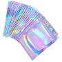 8th Smell Proof Holographic Rainbow Color Dustproof Resealable Food Storage Multipurpose Use - 3 x 4 Inches, 100 Pieces