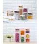 Sealed Grain Storage Container Food Nut Milk Powder Tea Portable Kitchen Refrigerator Transparent Plastic Storage Box 650ML Food Dispensers