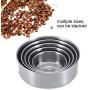Zerone Food Freshness Seal Bowl Stainless Steel Storage Preservation Box 5 Units