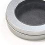 VANKOA Metal Round Empty Tins - Silver Mini Portable Box Containers Small Storage Kit and Home Organizer