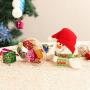 STOBOK 3pcs Christmas Jar Candy Food Storage Container Cookie Jar Xmas Tabletop Decor Goodie Bag Filler Party Favors Supplies