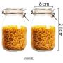 Yl Ly Glass Bottle Glass Sealed Canister Storage Jar Honey Milk Powder Storage Bottle Candy Jar 500Ml 1100Ml 1800Ml 3200Ml1800Ml2