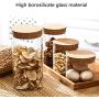 Storage Tank Sealed Jar Food Storage Container Durable Cereal Storage Cans Dry Foods Liquids Kitchen Storage Box Wood Lid, A