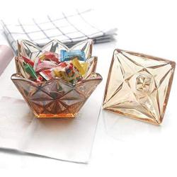 YL LY Creative Crystal With Lid Snack Storage Jar Candy Box Sugar Bowl Dried Fruit Jar Home Jewelry Decoration Small Transparent Diamond
