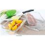 Kitchen Food Storage Jar Airtight Food Storage Glass Container Food Storage Set With Lids BPA Free Can Be Used In Microwave Oven Freezer Dishwasher For Salad Lunch Picnic