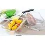Kitchen Food Storage Jar Airtight Food Storage Glass Container Food Storage Set With Lids BPA Free Can Be Used In Microwave Oven Freezer Dishwasher For Salad Lunch Picnic
