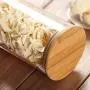 DecentGadget Glass Jar Storage Canisters Tea Containers Airtight Bamboo Sealing Lid (12-Ounce) DecentGadget Glass Jar Storage Canisters Tea Containers Airtight Bamboo Sealing Lid (12-Ounce)