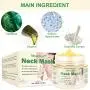 Halsmaske, Faltenstraffende Halsmaske, Feuchtigkeitsspendende Halsmaske, Straffende Halsmaske, Sichtbare Straffung & Faltenreduktion von Cremigem Haut, Anti-Aging Feuchtigkeitscreme für Hals, Dekolleté & Körper