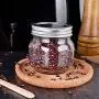 Betrome 8 OZ Mason Jar 24 Pieces with Silver Regular Lid for Jam, Jelly, Honey, Beans, Spice, Wedding Favors, Shower Favors, Party Favors