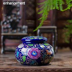 | Storage Bottles & Jars | Jingdezhen Antique Enamel Ceramic Tea Jar Tea Caddy Canister Portable Travel Storage Bottles Sealed Tank Jar Food Candy Jar | by HUDITOOLS | 1 PCs