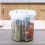 Contenant Transparent en Plastique pour Farine, Riz, Graines – Boîte de Rangement Réfrigérateur pour Alimentation, Lait en Poudre, Classement Alimentaire, Doseurs Alimentaires Contenant Transparent en Plastique pour Farine, Riz, Graines – Boîte de Rangement Réfrigérateur pour Alimentation, Lait en Poudre, Classement Alimentaire, Doseurs Alimentaires