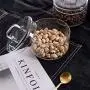 Nordic Glass Storage Jar with Lid Kitchen Coffee Beans Sugar Can Chic Kitchen Seasoning Jars Scandinavian Fresh Fruit Container Large Glass Storage Containers With Lids