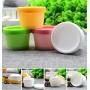 3PCS 50ML 1.7oz Green Empty Plastic Storage Containers Jar With Lid Cream Liquid Water Lotion Box Make Up Cosmetic DIY Mask Cream Sample Packing Bottle Case Best Xmas Gift