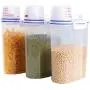 Bocal de Rangement Alimentaire pour Cuisine, Verre, Étanchéité, Contenant à Confit, Cruet, Réservoir pour Grains, Multifonctionnel Bocal de Rangement Alimentaire pour Cuisine, Verre, Étanchéité, Contenant à Confit, Cruet, Réservoir pour Grains, Multifonctionnel