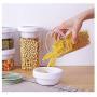Transparent Storage containers with lid, Pp Plastic Sealed jar Regular Mouth Pack of 3-B