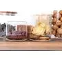 Bouteille de Rangement pour Café AUYE, Contenant pour Graines de Café et Aliments de Cuisine avec Couvercle en Bois Naturel de Qualité Supérieure et Anneau de Joint en Silicone (790 ml) Bouteille de Rangement pour Café AUYE, Contenant pour Graines de Café et Aliments de Cuisine avec Couvercle en Bois Naturel de Qualité Supérieure et Anneau de Joint en Silicone (790 ml)