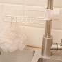 Küchenregal, Gewürzregal- Küchenarmaturen Ablaufregal, Schieberegal für Geschirrtücher Ball-Spüle Lagerrack für Gewürzglas, Dose, Flasche und mehr Multifunktionales Besteckregal Lagerrack (Farbe: Schwarz)