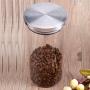 Storage Bottles Jars - 1000ml Glass Storage Jar Coffee Beans Food Container Stainless Steel Lid Spices Tea Organizer - Bottles Storage Jars Storage Bottles Jars Coffee Sugar Wooden With Glass Bo