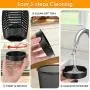 ZAAPTOL Bug Zapper & Attractant Electric Mosquito Zappers/Killer Insect Fly Trap, Waterproof Outdoor/Indoor - Electronic Light Bulb Lamp for Backyard, Patio