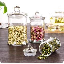 YTF-Transparent glass tea cans, kitchen food multi-grain storage tanks, Chinese herbal medicine dried fruit sealed cans