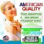 Crème Instant à la Cannabe - Fabriqué aux États-Unis - Soulage les Muscles, les Pieds, les Épaules, les Articulations et le Dos - Gel d'Huile de Chanvre Naturel avec MSM - Glucosamine - Arnica - Curcuma - 4oz