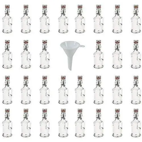 Viva Haushaltswaren/Gallon 40 ml 30 Mini Glasflaschen mit Stopfen – Ein lustiges Siebset