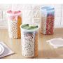 Kitchen compartment storage tank, multi-grain transparent sealed can, multi-function plastic storage box