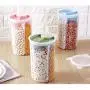 Kitchen compartment storage tank, multi-grain transparent sealed can, multi-function plastic storage box