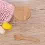 UPKOCH Klarsichtglasbehälter 1 Stück mit Deckel und Löffel für Salz, Zucker, losen Tee, Kaffeebohnen ???85100 420ml