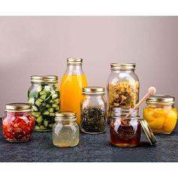 Sealed Storage Jar Food Grains Moisture-proof Transparent Glass Bottle Honey Jam Coffee Seal Storage Cans DELICATEWNN (Capacity : 150ml)