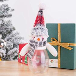 Vosarea Christmas Candy Gift Box Party Candy Sweet Jar Xmas Candy Gift Jar with Doll