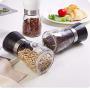 Kitchen Food Storage Jar Airtight Food Storage Kitchen Glass Jar Moisture-Proof Home Multi-Purpose Jam Bottle Cruet Cruet Manual Grater Glass Spice Jar