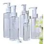 XINGZI 3er Set Transparente Leere Kunststoff Pumpflasche Lotion Dosierflasche Emulsion Schaum Shampoo Reinigung Öl Lagerbehälter Auffüllbare Kosmetikbehälter für Reisen und den täglichen Gebrauch