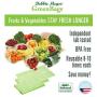 Debbie Meyer GreenBoxes & GreenBags Combo Set, Food Storage Containers with Lids & Bags, Keep Fruits Vegetables, Baked Goods & Snacks Fresher Longer! BPA Free Microwave & Dishwasher Safe 74 Piece Set