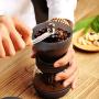osierr6 Washable Hand Grinder Coffee Grinder Storage Jar Kitchen Tools Home Ceramic Burr Manual Coffee Mill Portable for Home, Traveling, Hiking, Camping or Working
