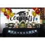JUSTDOLIFE Graduation Banner Decorative Party Banner Wall Backdrop for Photography Prop