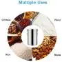 Edelstahleriegel für Müsli, Kaffee & Süßigkeiten – 304 Edelstahl mit Deckeln, BPA-frei, Große Aufbewahrungsbehälter für Küche & Vorratskammer (20L/25L)