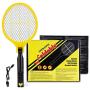 OCEANPAX Bug Zapper, Electric Fly Swatter Mosquito Killer, USB Rechargeable 4200V Bug Zapper Racket for Indoor, Outdoor Pest Control, LED Light, Safe to Touch with 3-Layer Safety Mesh