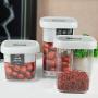 Yl Ly Food Storage Snack Storage Jar Transparent Cover Square Food Sealed Jar Storage Box Snack Storage Tank