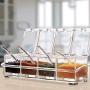 | Storage Bottles & Jars | Fashion Transparent Kitchen Supplies Seasoning Combination Home Storage Boxes | by HUDITOOLS | 1 PCs
