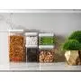 Ensemble de contenants hermétiques BREVER 5 pièces pour aliments – Céréales, Farine, Sucre, Pâtes, Riz – 100% BPA FREE, Garantie 5 ans Ensemble de contenants hermétiques BREVER 5 pièces pour aliments – Céréales, Farine, Sucre, Pâtes, Riz – 100% BPA FREE, Garantie 5 ans