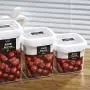 Yl Ly Food Storage Snack Storage Jar Transparent Cover Square Food Sealed Jar Storage Box Snack Storage Tank Yl Ly Food Storage Snack Storage Jar Transparent Cover Square Food Sealed Jar Storage Box Snack Storage Tank