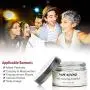 MOFAJANG Silver Grey Hair Wax Pomades 4.23 oz - Natural Hair Coloring Wax Material Disposable Hair Styling Clays Ash for Cosplay, Party (Silver Grey)