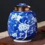 Storage Jar,Ceramic Tea Cans With Double-sealed Sealed Cans for Food Storage, Sugar Salt Containers, Coffee Cans, Tea, Small Containers Storage Jar,Ceramic Tea Cans With Double-sealed Sealed Cans for Food Storage, Sugar Salt Containers, Coffee Cans, Tea, Small Containers