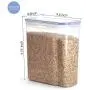 Ensemble de contenants Vtopmart pour stockage des céréales, BPA Free, Plastique Hermétique 4 Pièces (135.2oz) avec Étiquettes à Tableau Blanc pour Céréales, Snacks et Sucre Ensemble de contenants Vtopmart pour stockage des céréales, BPA Free, Plastique Hermétique 4 Pièces (135.2oz) avec Étiquettes à Tableau Blanc pour Céréales, Snacks et Sucre