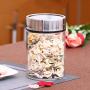 WANGLXST Airtight Food Storage Container, Storage Jar, Dried Fruit Bottle Good Sealing Heat-Resistant Borosilicate Glass Sealed Cans Sealed Bottle Box, Transparent