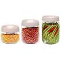 Glass Sealed Jars, Kitchen Household Grain Containers, Storage Spices/Oatmeal/Beans/Coffee Beans